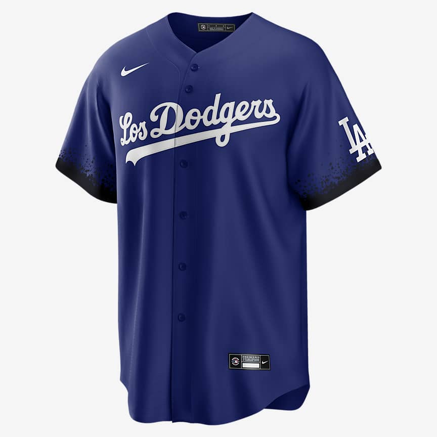Blue Nike MLB Los Angeles Dodgers City Connect Jersey - JD Sports