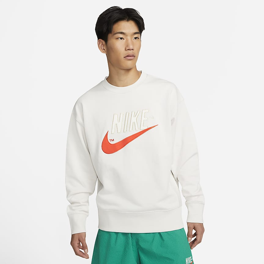 Nike クロップドトレーナー NIKE ナイキ トレーナー メンズ クラブ FT オーバーサイズ