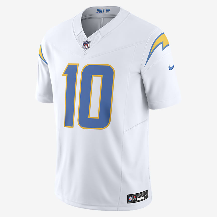 Justin Herbert Los Angeles Chargers Men's Nike Dri-FIT NFL Limited ...