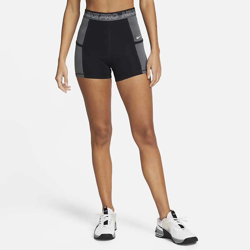 Nike Pro Women's Mid-Rise 3 Shorts.