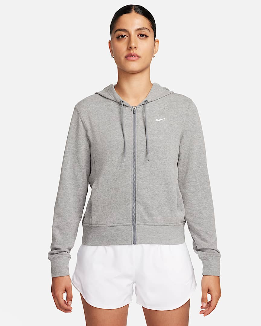 Nike Dri-FIT One Women's Full-Zip French Terry Hoodie