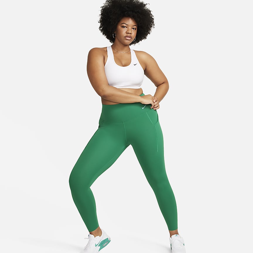 Nike Yoga Pants Womens Small Black Stretch Athleisure Wide Leg Swoosh 102
