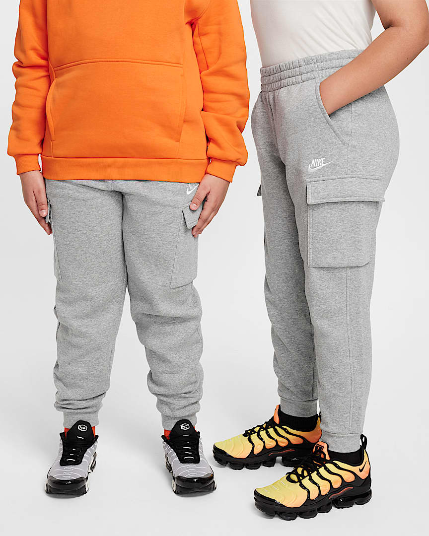 Nike Sportswear Club Fleece Big Kids' Cargo Pants (Extended Size)