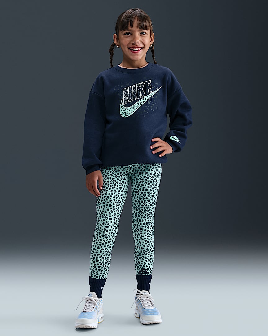 Nike Wild Warmth Little Kids' Crew Top and Leggings Set
