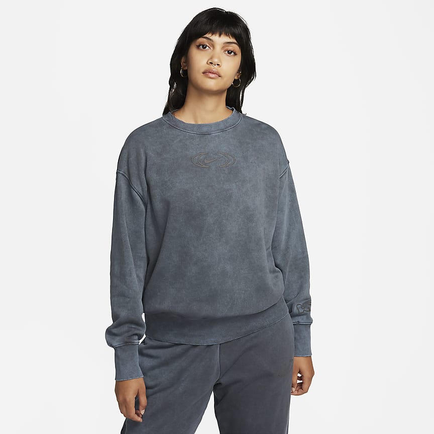 NWT $85 NIKE Sportswear Plush Women XL Mod Crop Crew-Neck Sweatshirt  Oversized