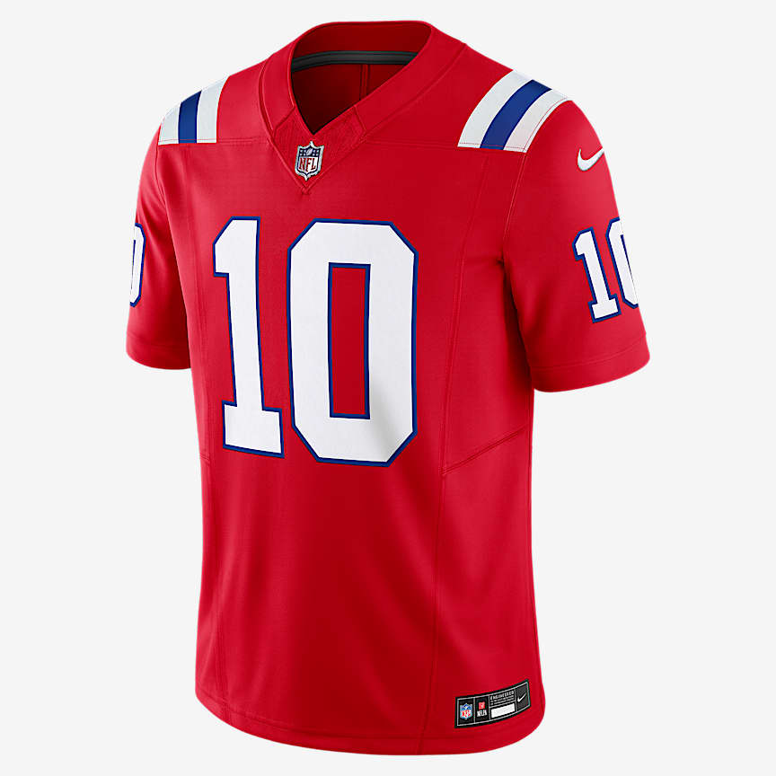 Drake Maye New England Patriots Men's Nike NFL Game Jersey