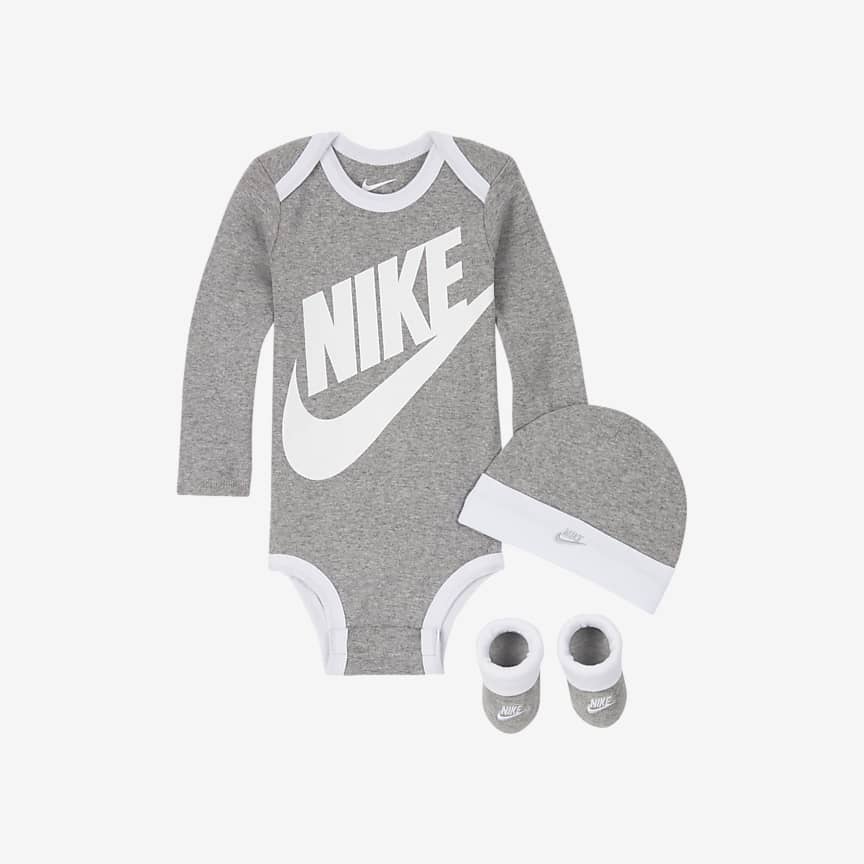 Nike Baby (0-12M) Bodysuit, Hat and Booties Set. Nike.com