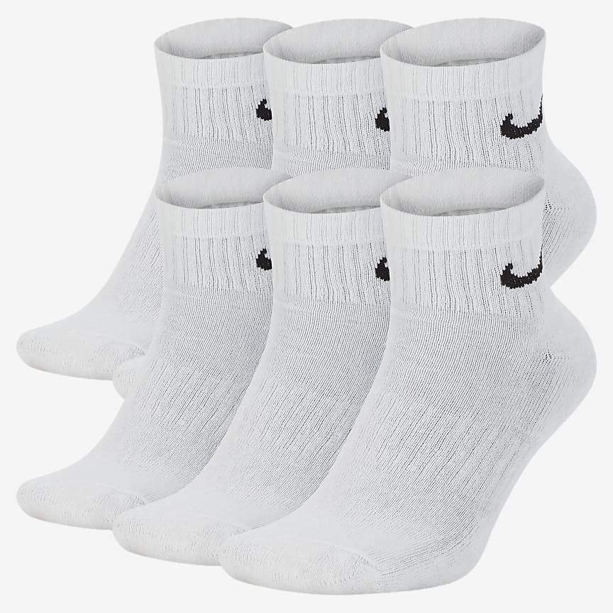 Nike Everyday Cushioned Training Crew Socks (6 Pairs). Nike AU
