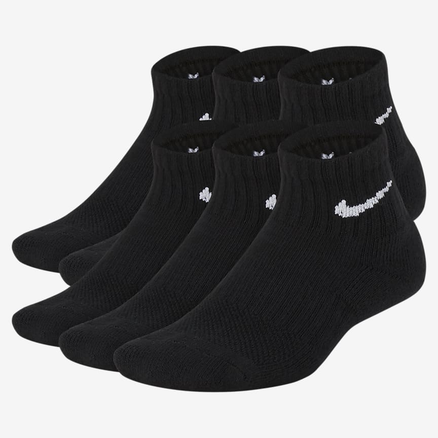 Nike Everyday Kids' Cushioned Crew Socks (6 Pairs). Nike.com