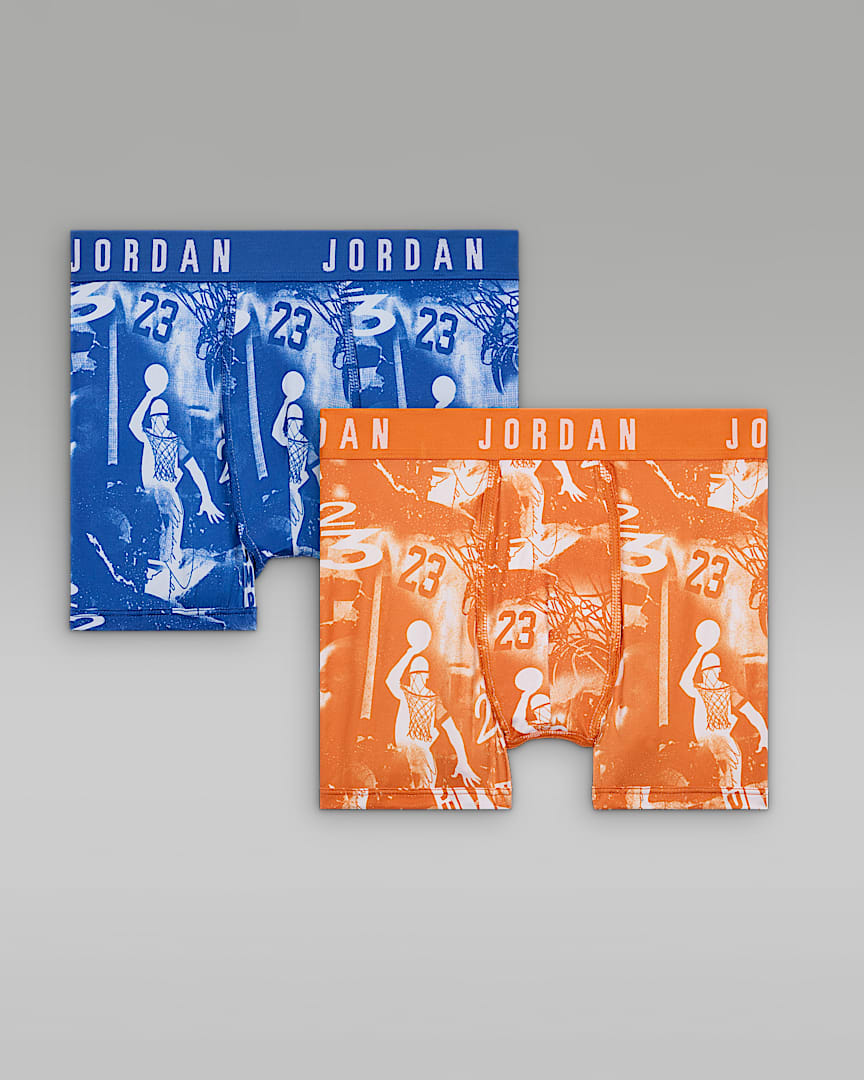 Nike Dri-FIT Big Kids' Ombre Waistband Boxer Briefs (3-Pack)