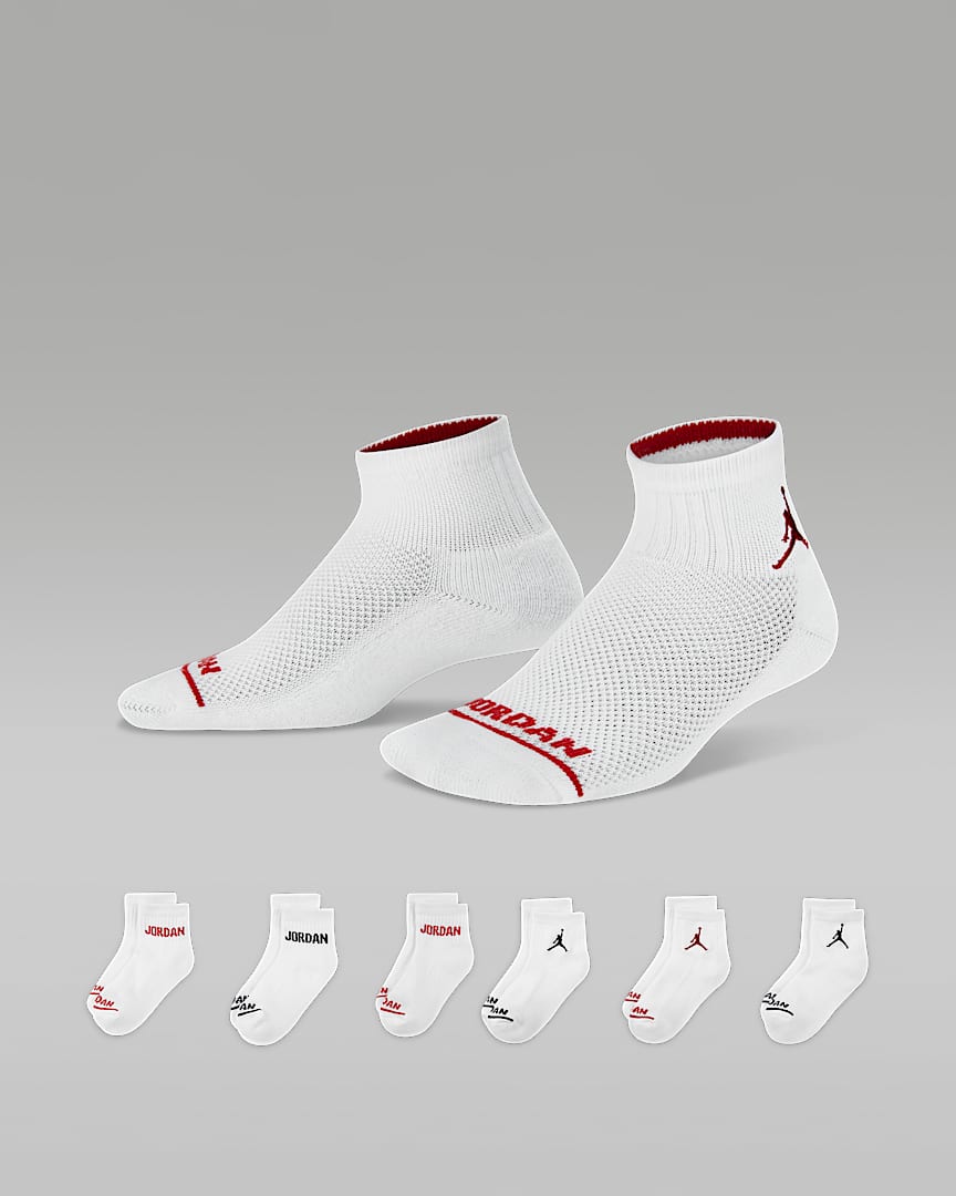 Jordan Legend Kids' Ankle Socks Box Set (6-Pairs)