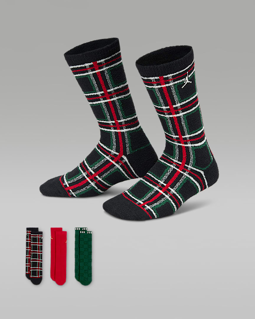 Nike Little Kids' Dri-FIT Holiday Elite Crew Socks