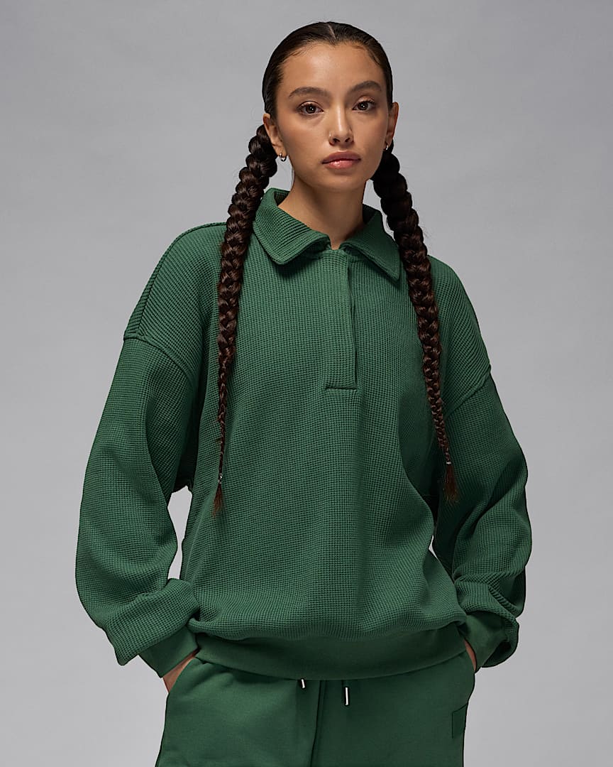 Jordan Flight Women's Long-Sleeve Waffle Top