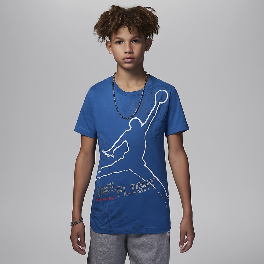 Jordan Big Kids' T-Shirt. Nike.com