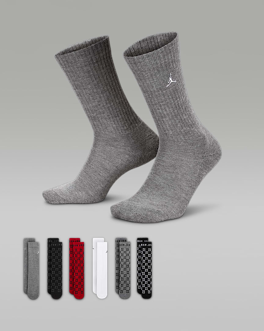 Jordan Legend Kids' Ankle Socks Box Set (6-Pairs)