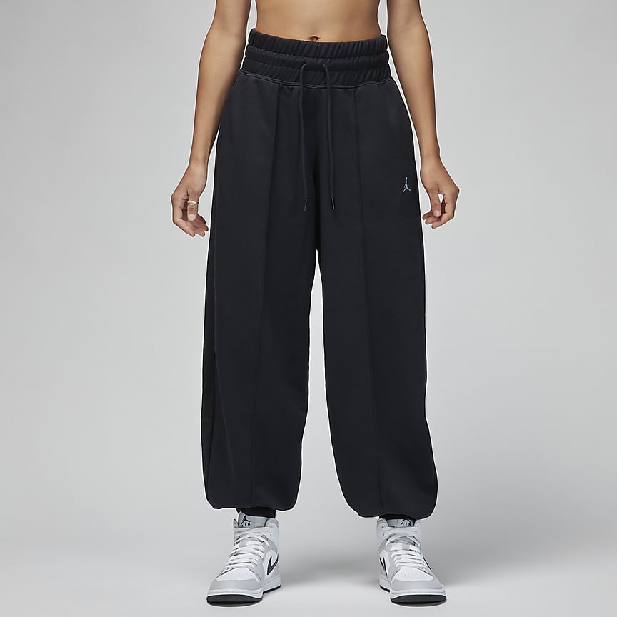 NIKE Women's Sportswear Loose Fit Fleece Pants HEATHER (XX-LARGE