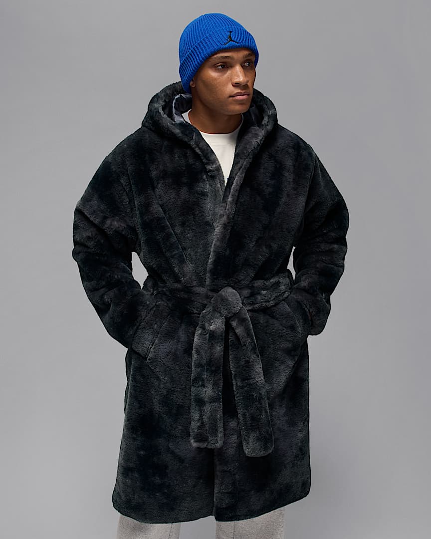 Jordan Brooklyn Men's Faux Fur Robe