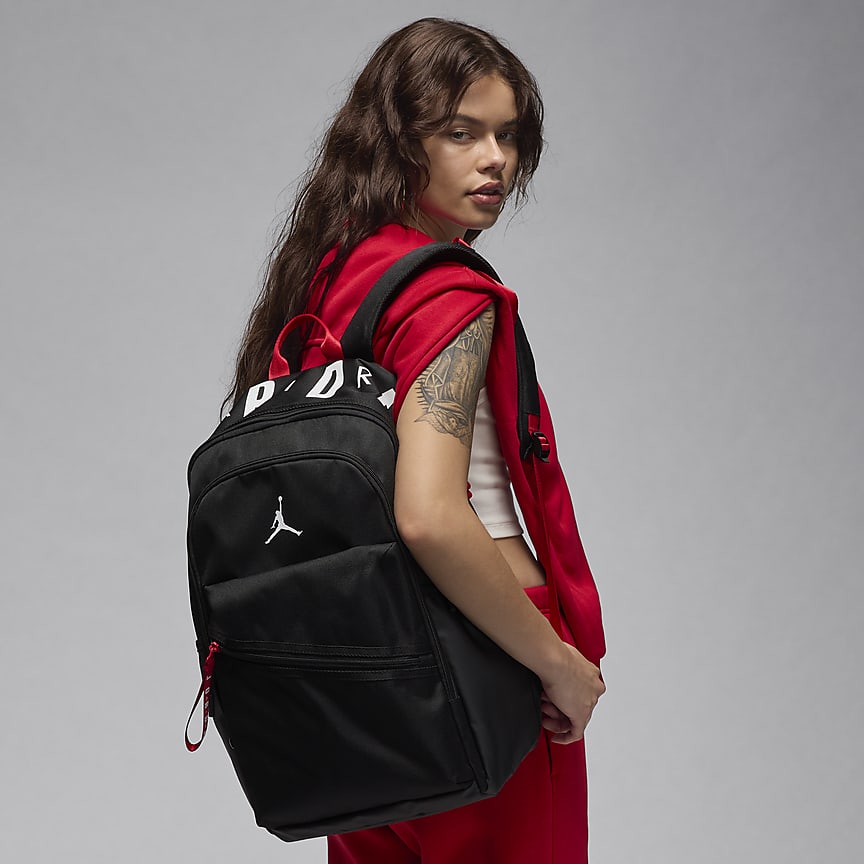 Nike Air Jordan Backpack With Pencil Case Carbon Heather