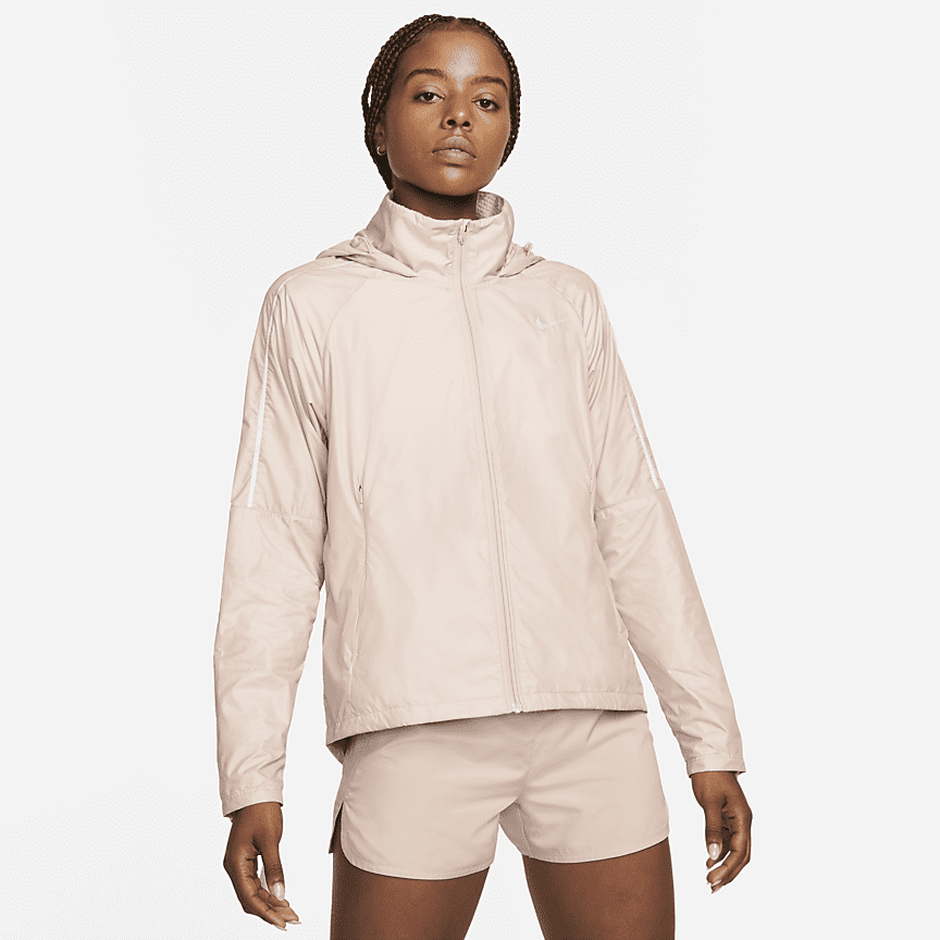 nike essential run jacket blue