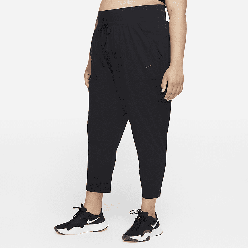 Pantalones de pescador de tejido Fleece para mujer Nike Yoga Luxe (talla  grande). Nike.com