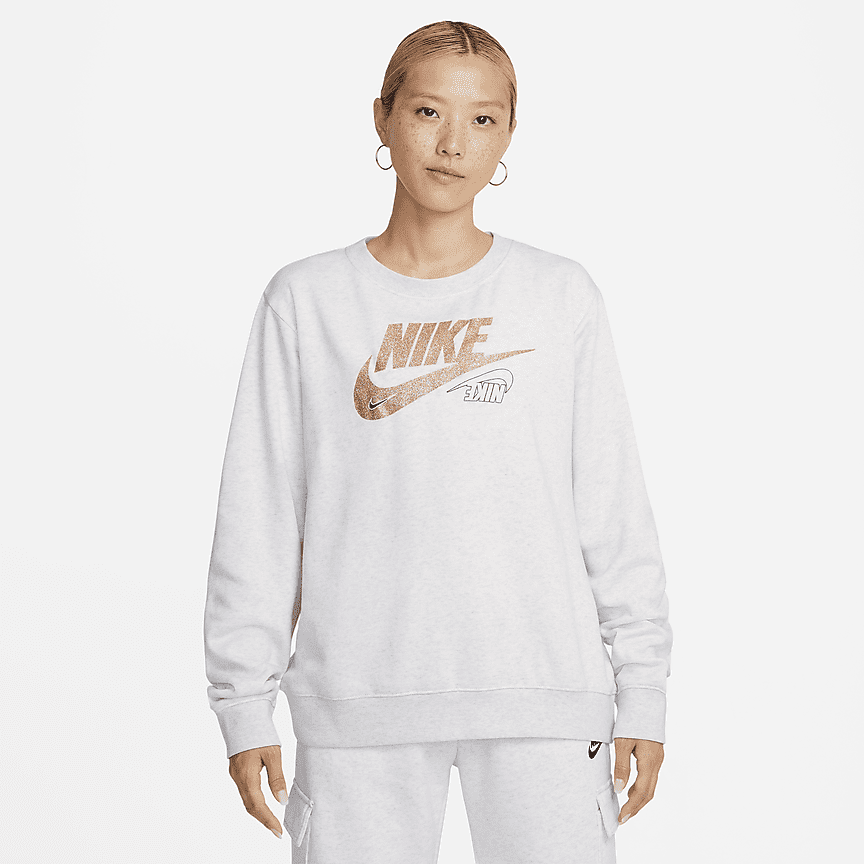 Pantalones con brillo de corte ajustado para mujer Nike Sportswear Club  Fleece. Nike.com