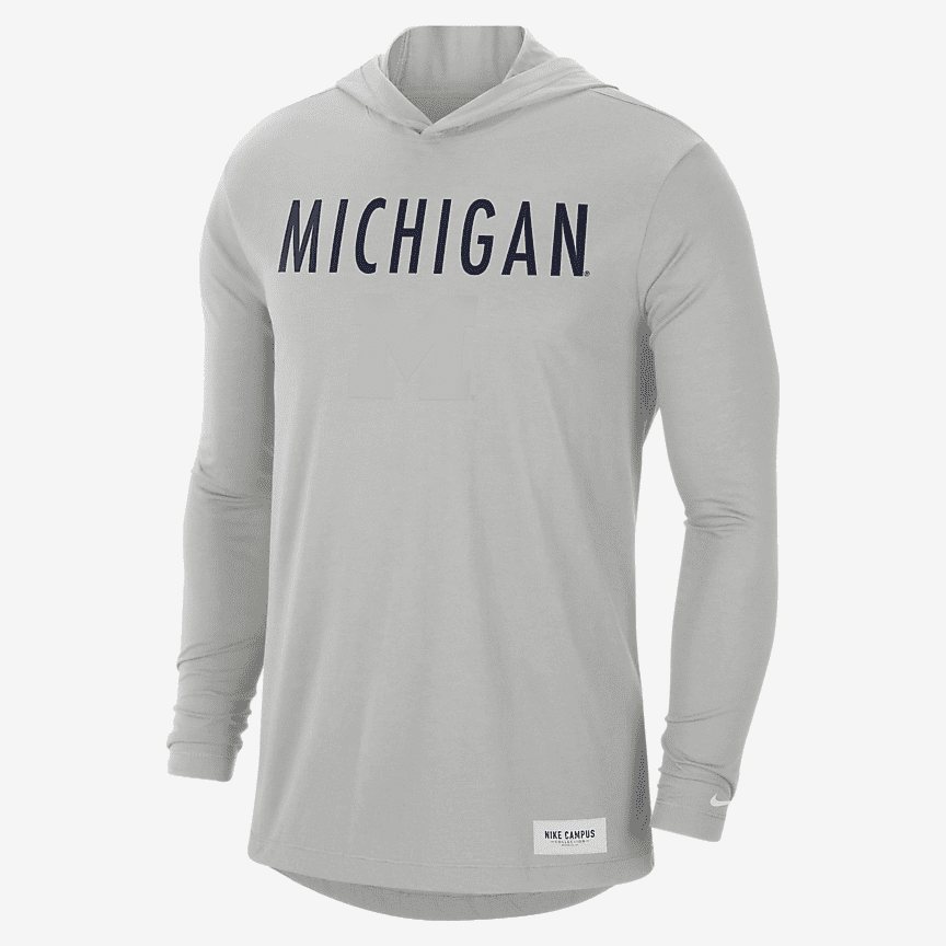 nike long sleeve hooded shirt