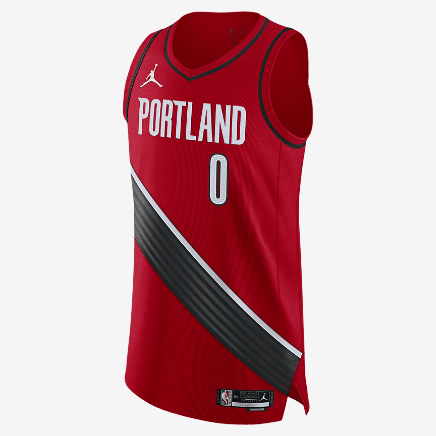 سعر معمول روز Men's Nike Portland Trail Blazers Customized Swingman Red Alternate NBA Statement Edition Jersey شعر الوجه