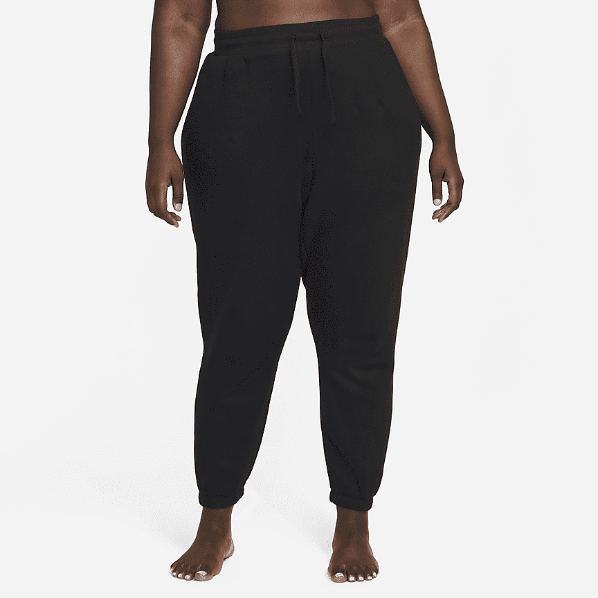 Pantalones de tejido fleece 7/8 para mujer Nike Yoga (talla grande).  Nike.com