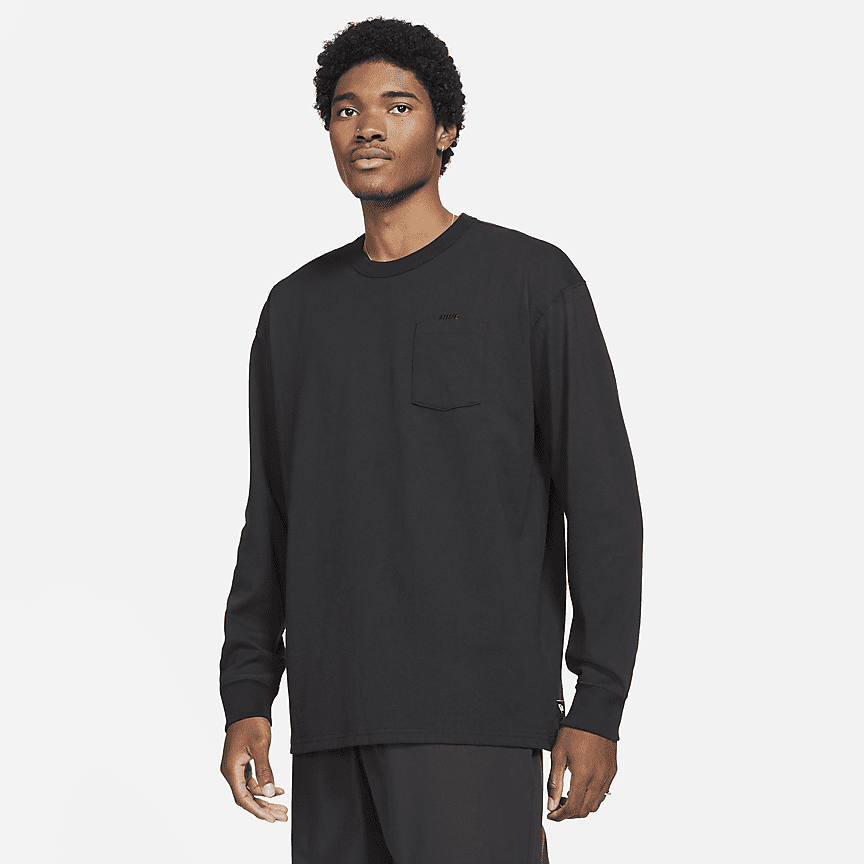 nike therma men's mock neck top