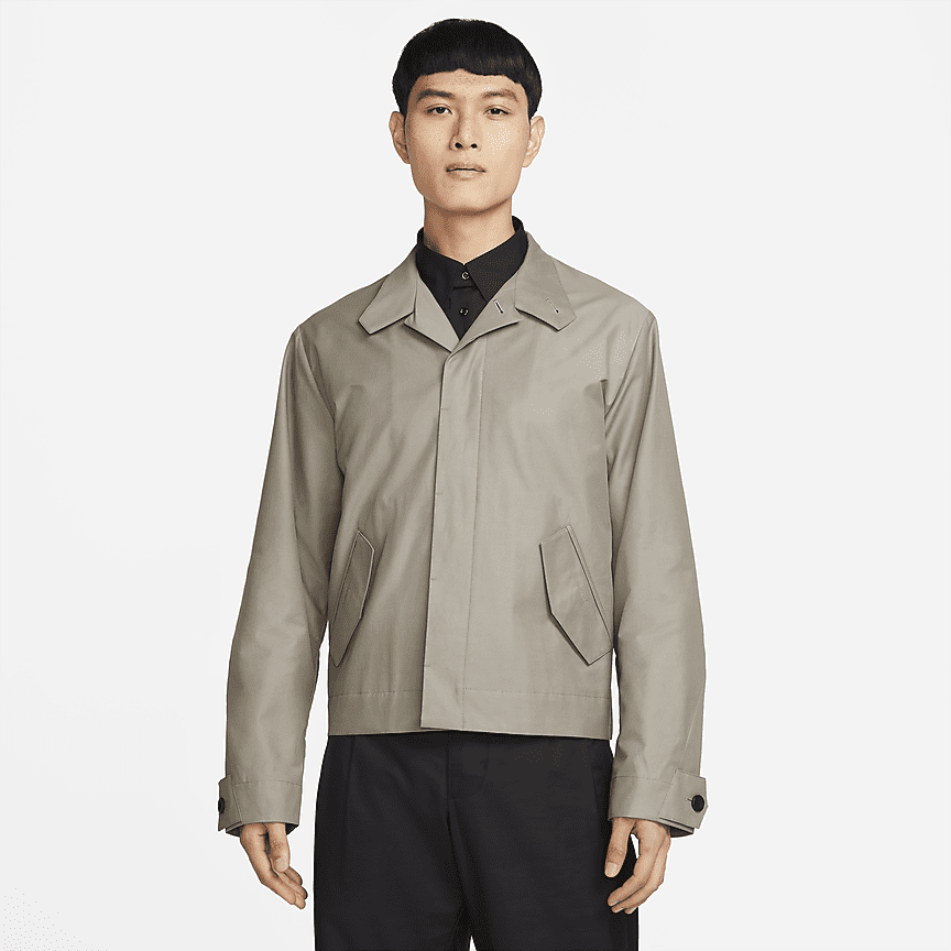 mens lightweight collared jacket