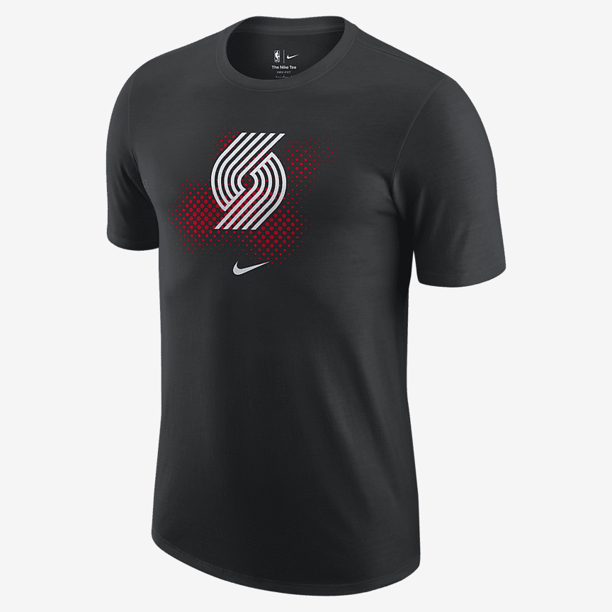 الباطن Portland Trail Blazers Courtside Men's Jordan NBA T-Shirt. Nike.com الباطن