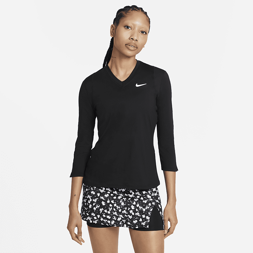 nike 3 quarter zip womens