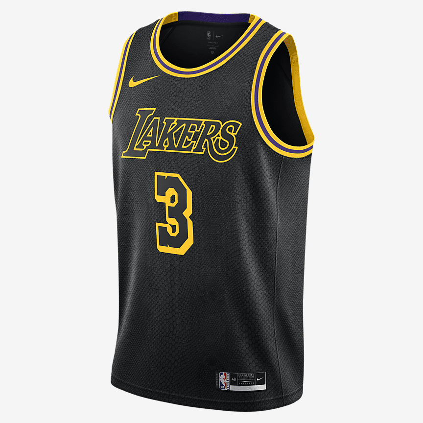 Los Angeles Lakers City Edition Nike Dri Fit Nba Swingman Jersey Nike Se 