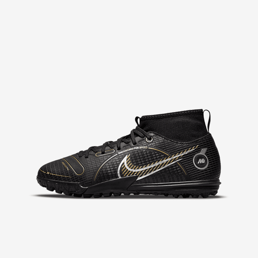 Calzado de fútbol para cancha cubierta para niños talla pequeña/grande Nike  Jr. Mercurial Superfly 8 Academy IC. Nike.com
