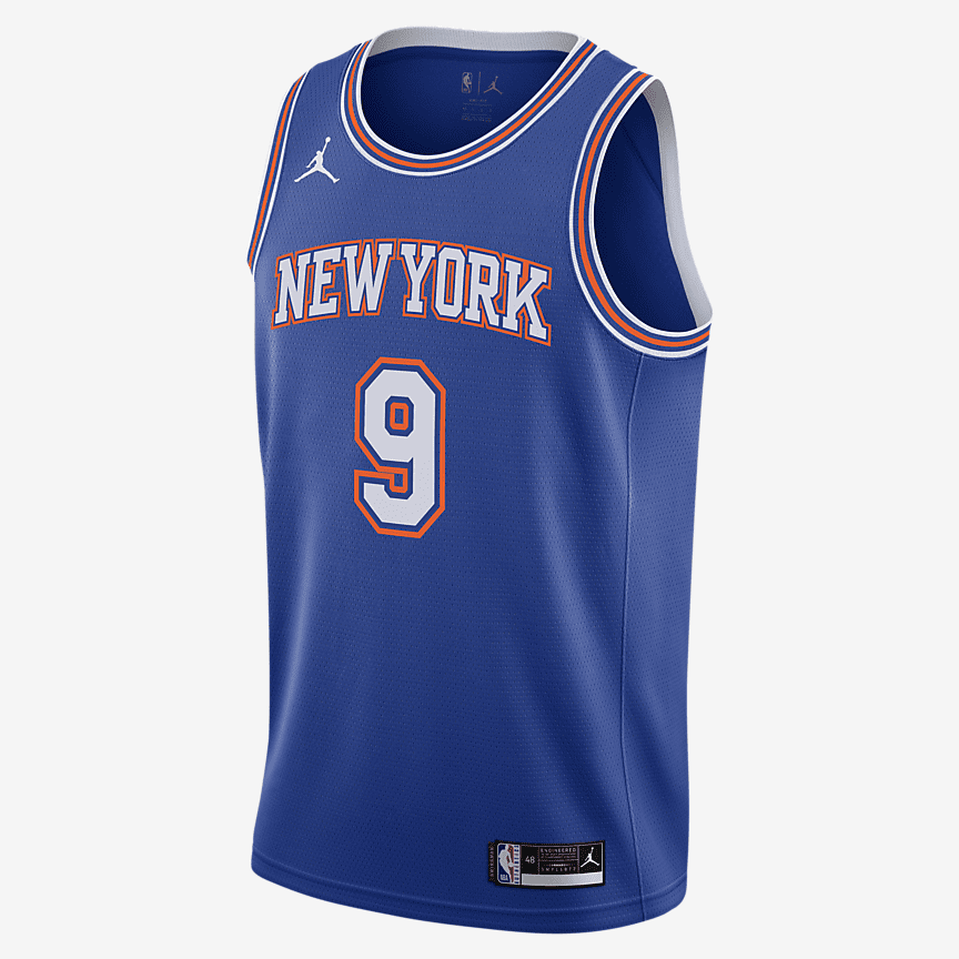 RJ Barrett Knicks Icon Edition 2020 Nike NBA Swingman Jersey. Nike.com