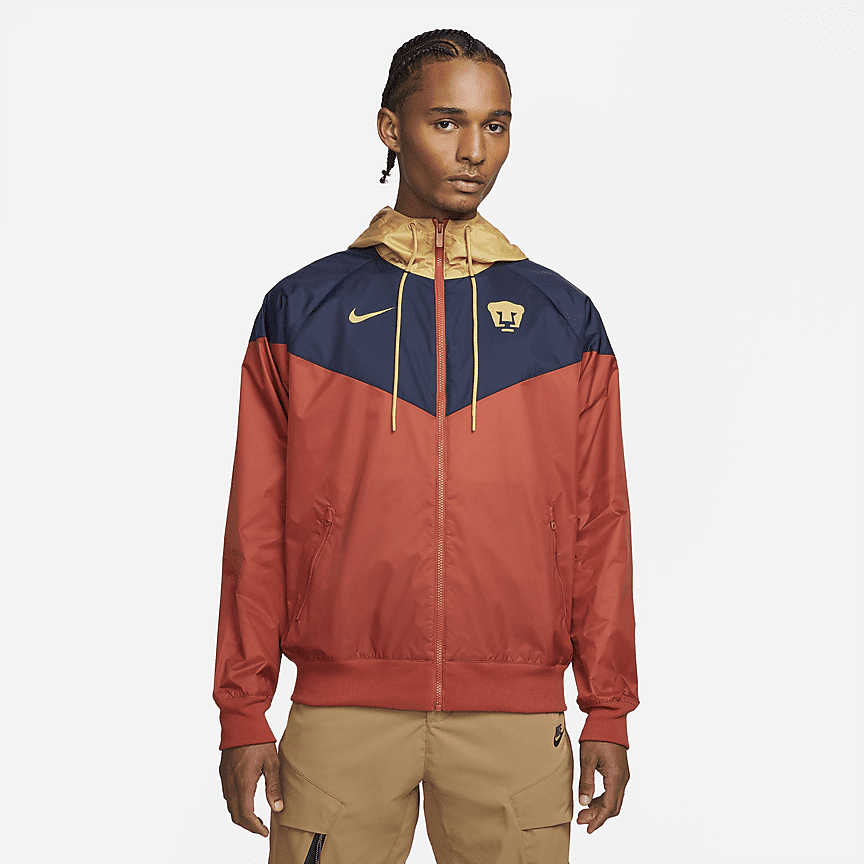 Sudadera con gorro sin cierre de tejido Fleece para hombre Pumas UNAM. Nike .com