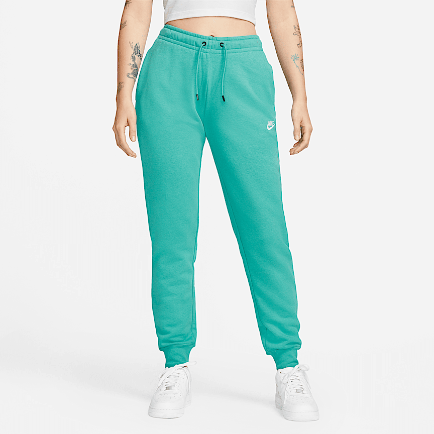 nike women's heritage french terry joggers
