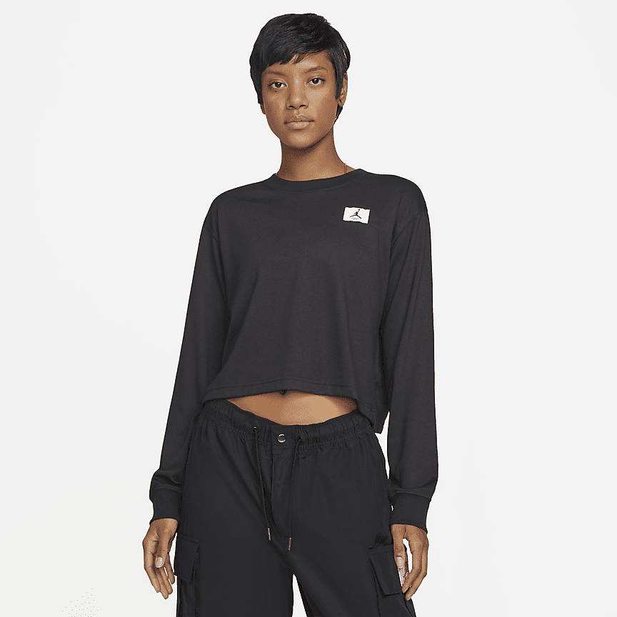 T-shirt ampia a manica lunga Jordan Essentials - Donna. Nike IT
