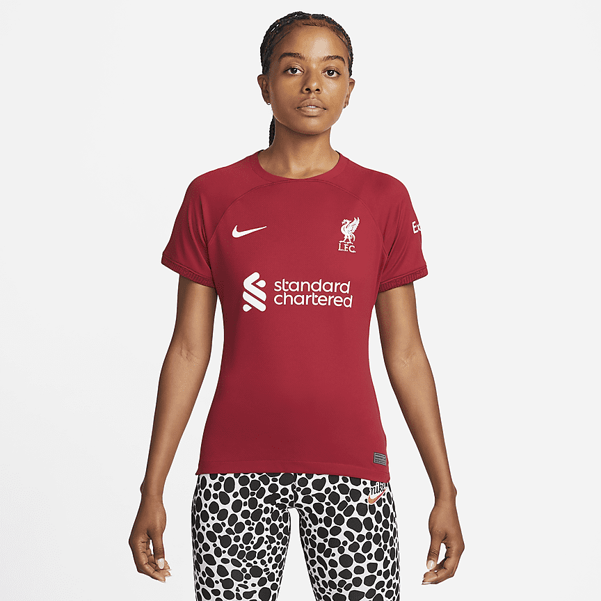 Camiseta de futbol para mujer Liverpool FC Stadium Air Max. Nike.com