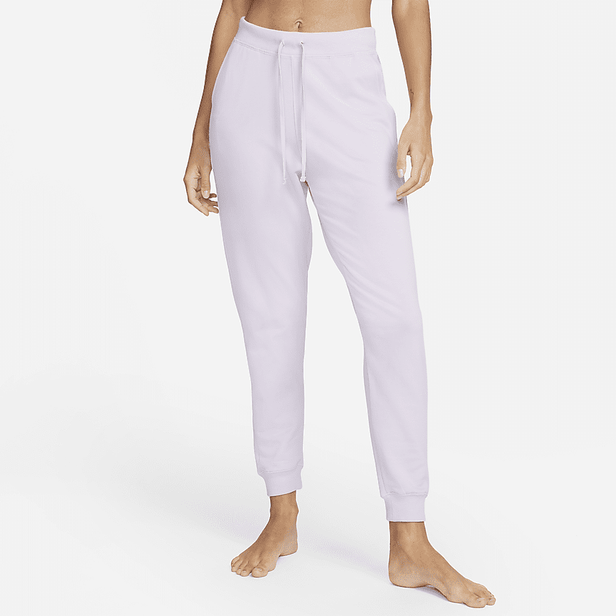 Joggers de tejido Fleece de tiro alto para mujer 7/8 Nike Yoga Luxe A.I.R..  Nike.com