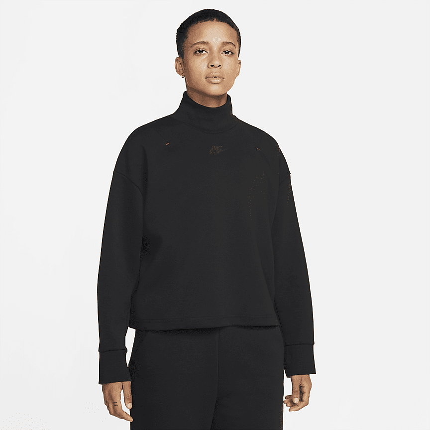 Maglia con zip a 1/4 Nike Sportswear Tech Fleece - Donna. Nike IT