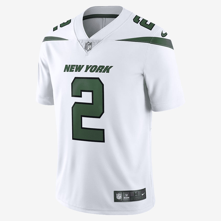شراب الزنجبيل NFL New York Jets (Zach Wilson) Men's Game Football Jersey. Nike.com شراب الزنجبيل