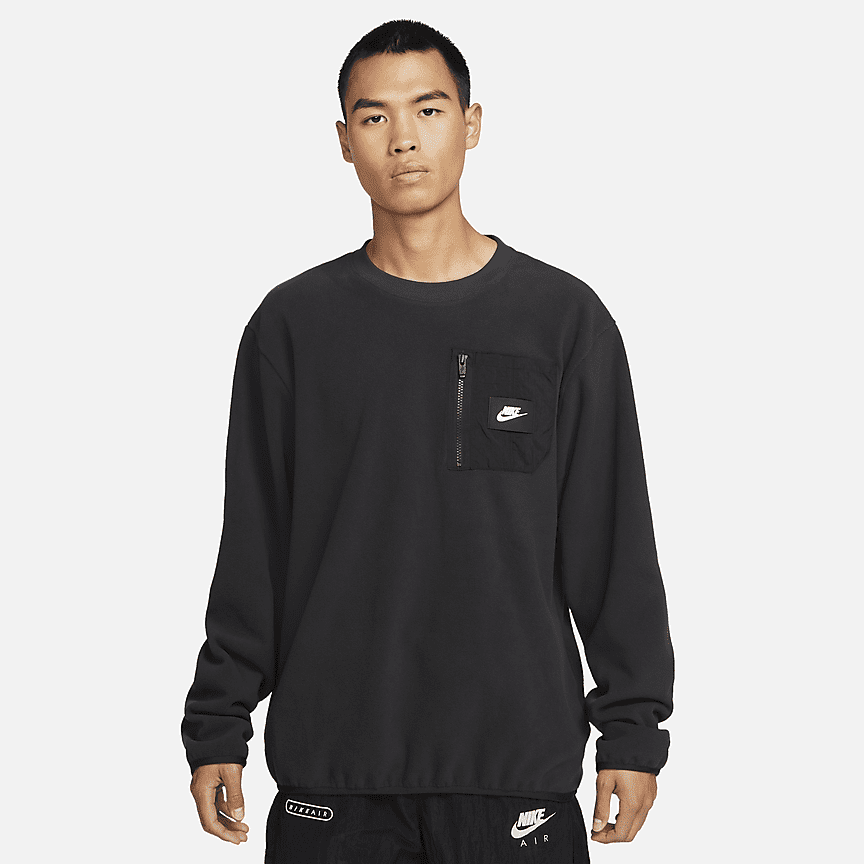Maglia in fleece con zip a metà lunghezza Nike Sportswear Hybrid. Nike IT