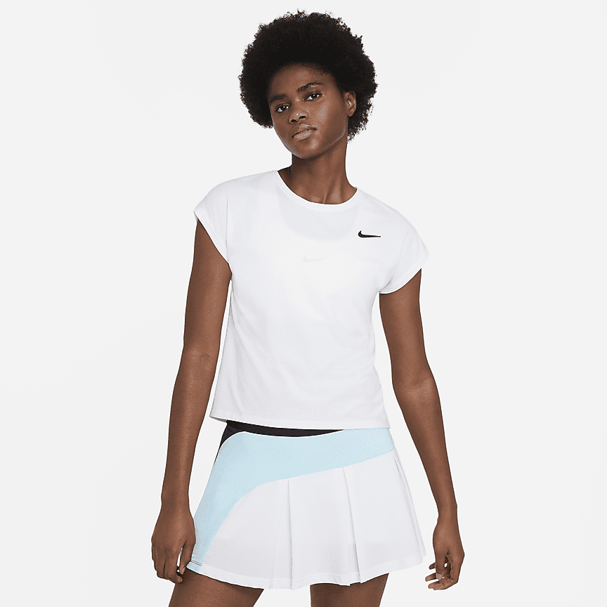 white nike court victory skirt