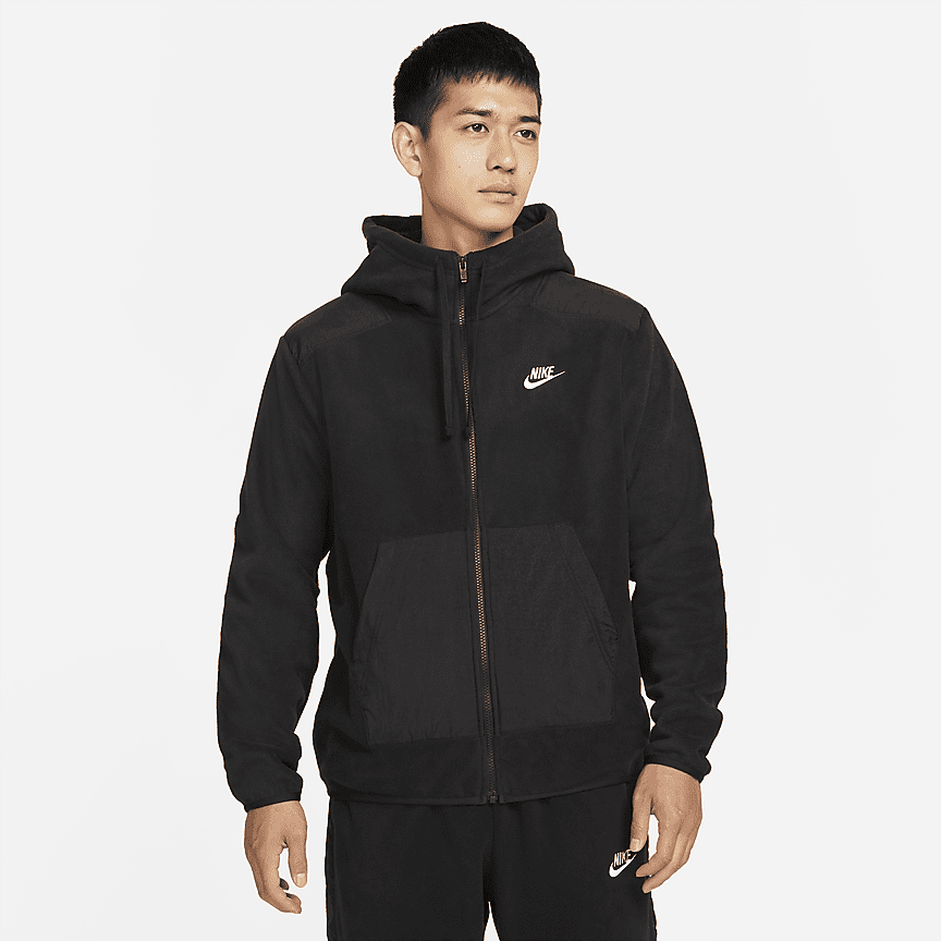 Felpa da training con cappuccio e zip a tutta lunghezza Nike Dri-FIT - Uomo.  Nike CH