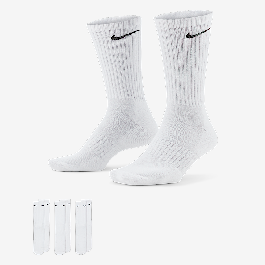 Nike Everyday Max Cushioned Calcetines largos de entrenamiento (3 pares).  Nike ES
