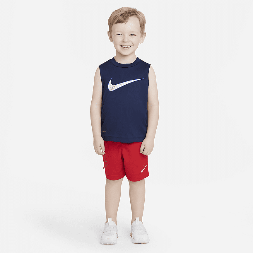 nike running shorts and top set