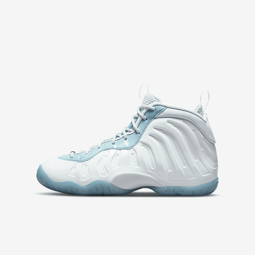 white infant foamposites