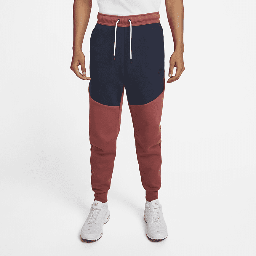 nike tech fleece pants maroon