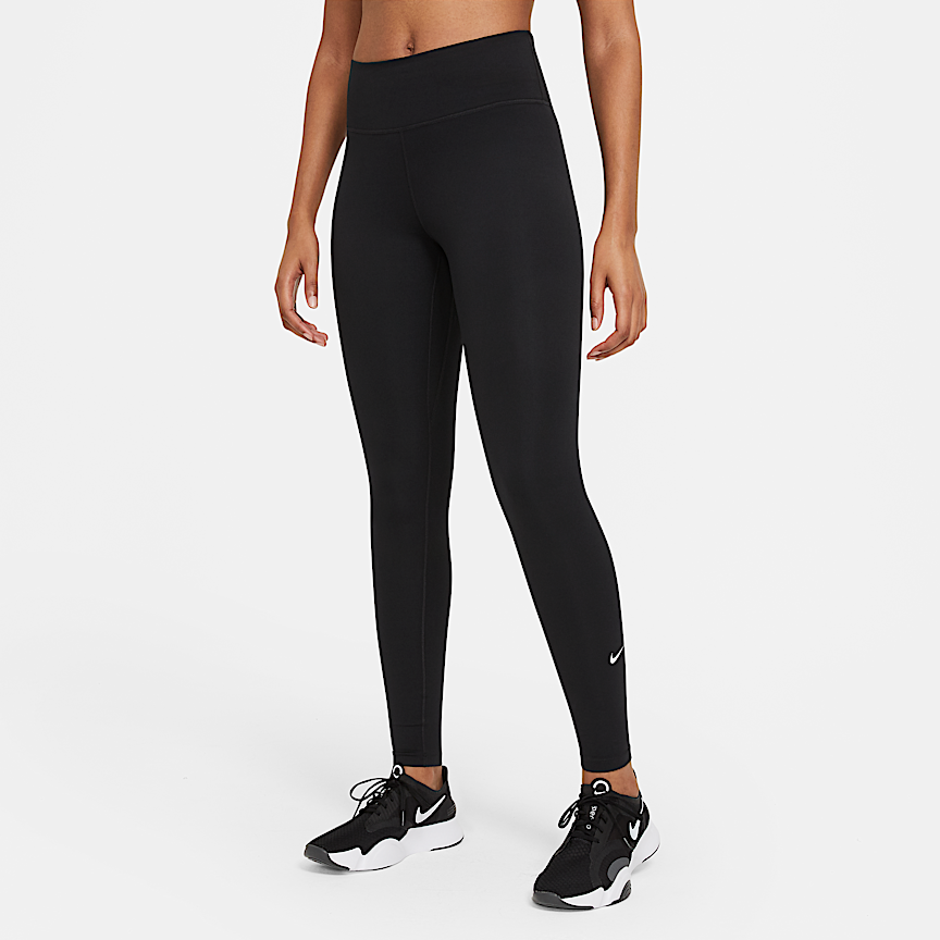 Nike One Luxe Leggings mit halbhohem Bund und Tasche für Damen. Nike DE